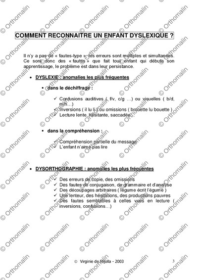 Page 3 de la fiche