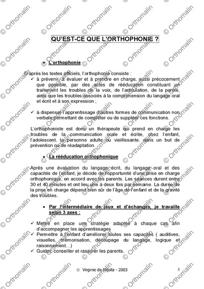 Page 5 de la fiche