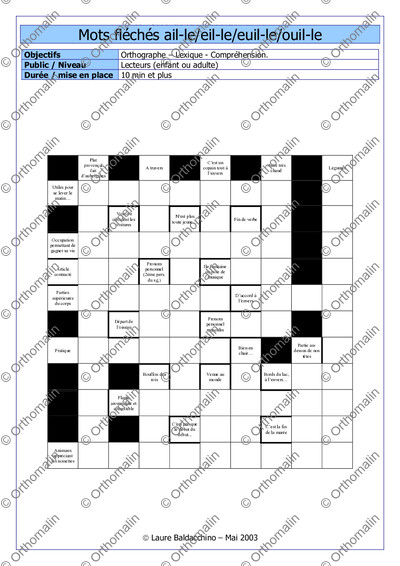 Page 1 de la fiche