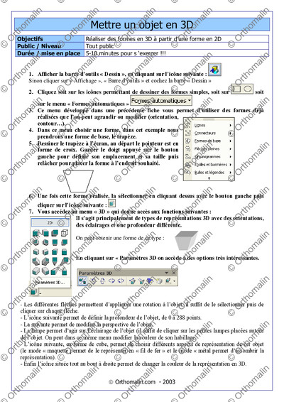 Page 1 de la fiche
