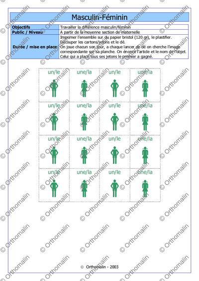 Page 1 de la fiche