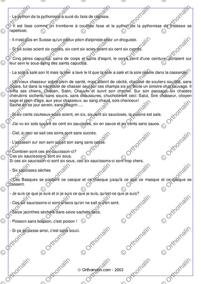 Page 3 de la fiche
