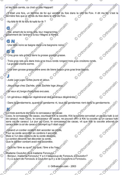 Page 6 de la fiche