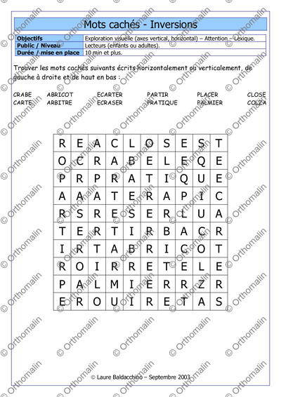 Page 1 de la fiche