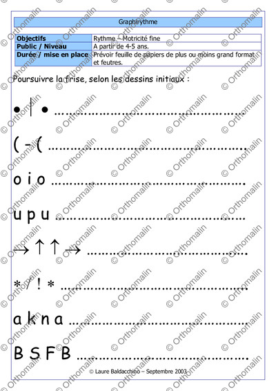 Page 1 de la fiche