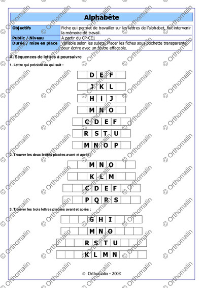 Page 1 de la fiche