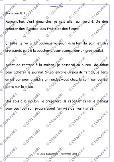 Page 2 de la fiche