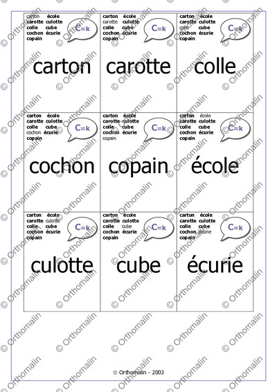 Page 2 de la fiche