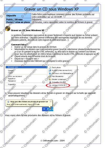 Page 1 de la fiche