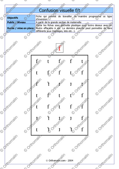 Page 1 de la fiche