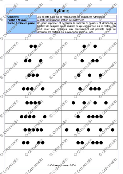 Page 1 de la fiche