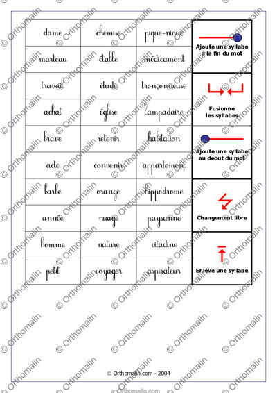 Page 2 de la fiche