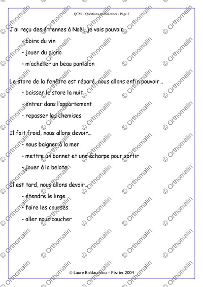 Page 2 de la fiche