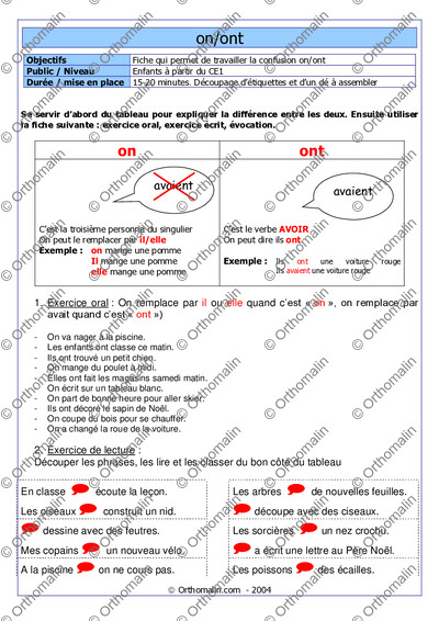 Page 1 de la fiche