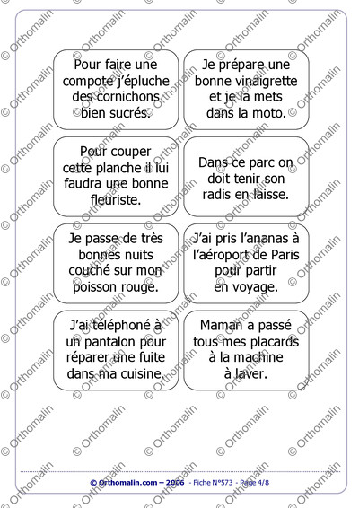 Page 4 de la fiche
