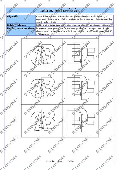 Page 1 de la fiche