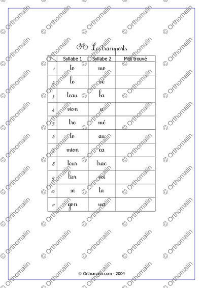 Page 3 de la fiche