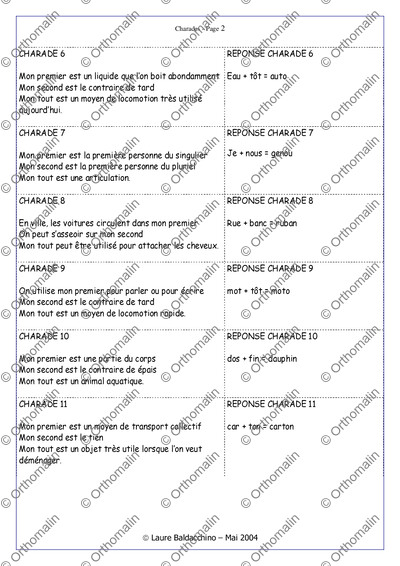 Page 2 de la fiche