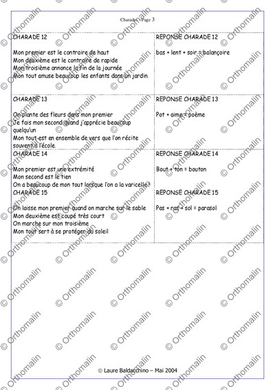 Page 3 de la fiche