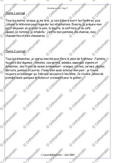 Page 2 de la fiche