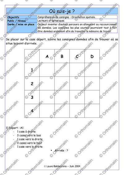 Page 1 de la fiche