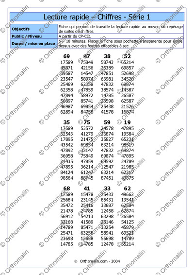 Page 1 de la fiche