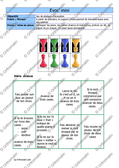 Page 1 de la fiche