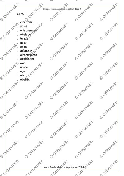Page 3 de la fiche