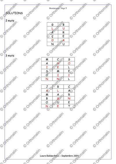 Page 3 de la fiche