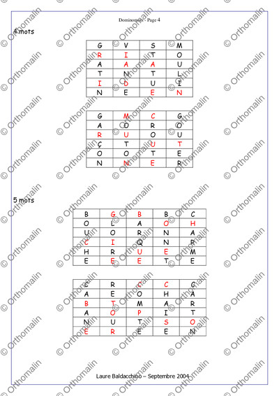 Page 4 de la fiche