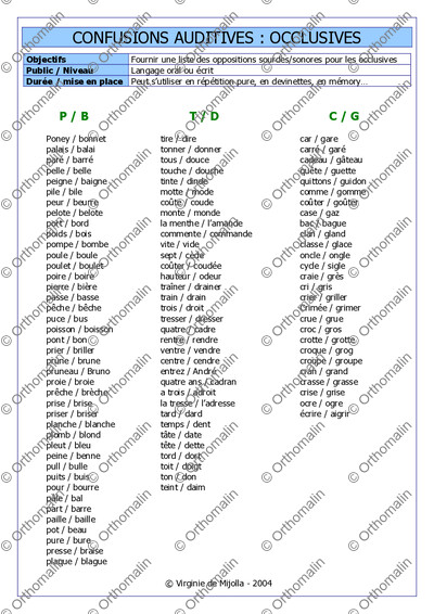 Page 1 de la fiche