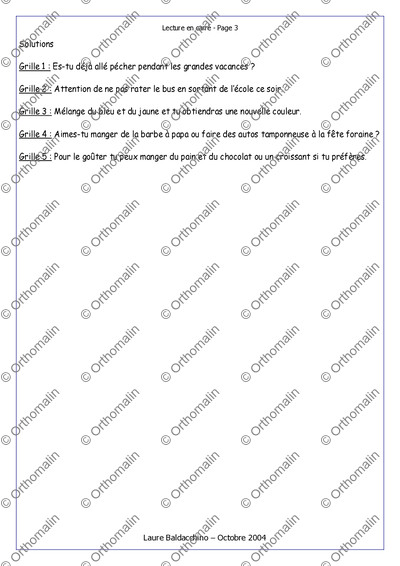 Page 3 de la fiche