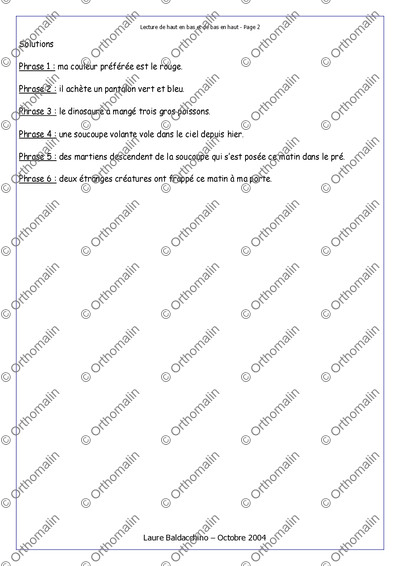 Page 2 de la fiche