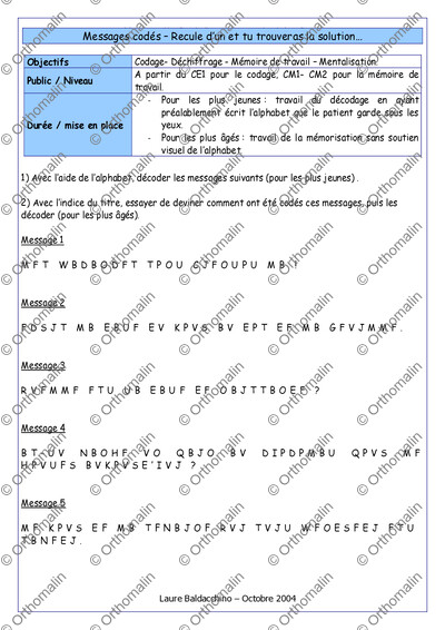 Page 1 de la fiche