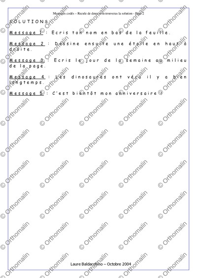 Page 2 de la fiche