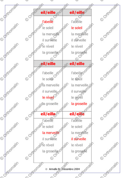 Page 2 de la fiche
