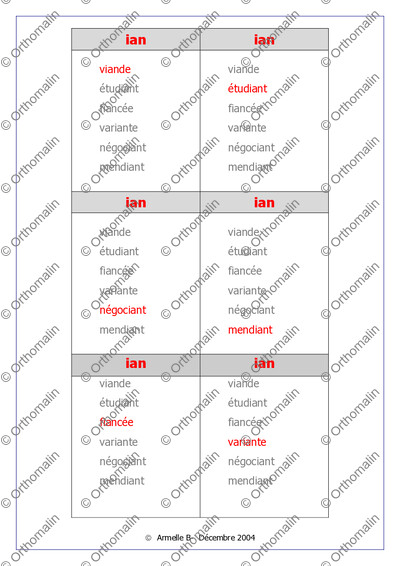 Page 2 de la fiche