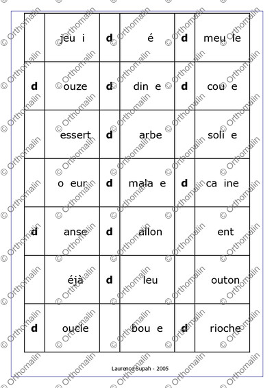 Page 2 de la fiche
