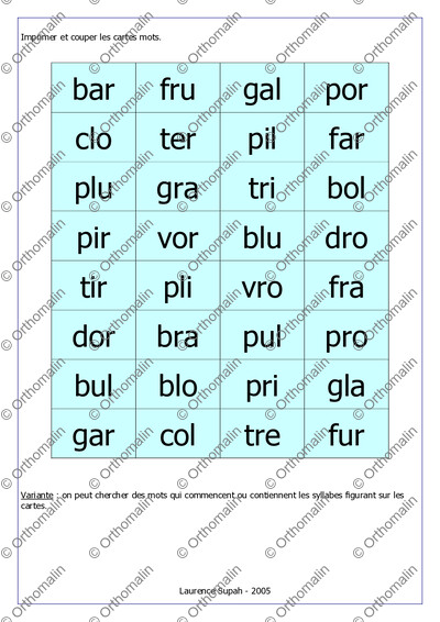 Page 2 de la fiche