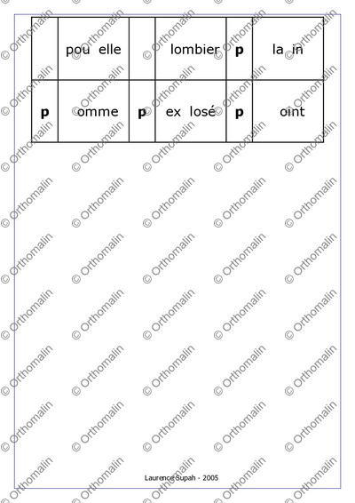 Page 3 de la fiche