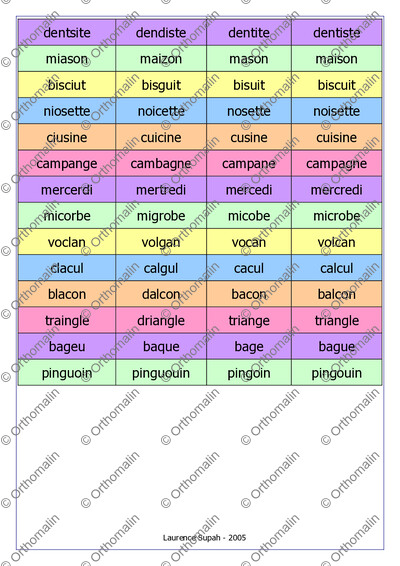 Page 2 de la fiche