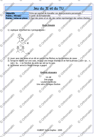Page 1 de la fiche