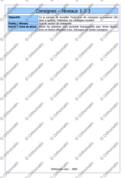 Page 1 de la fiche