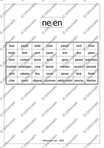 Page 2 de la fiche