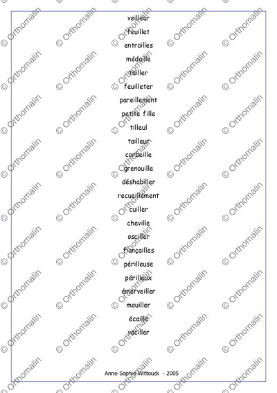 Page 3 de la fiche