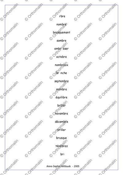 Page 3 de la fiche