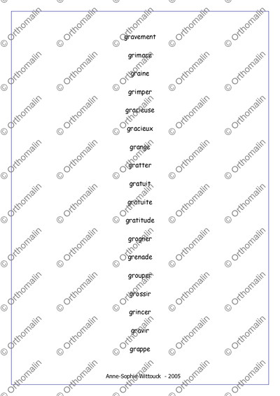 Page 2 de la fiche