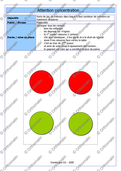 Page 1 de la fiche