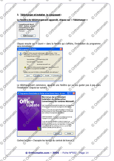 Page 2 de la fiche