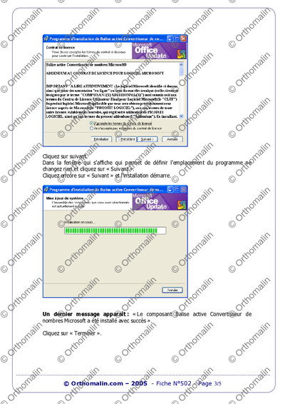 Page 3 de la fiche